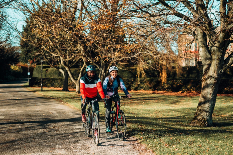 Cycling at Gisborough Hall