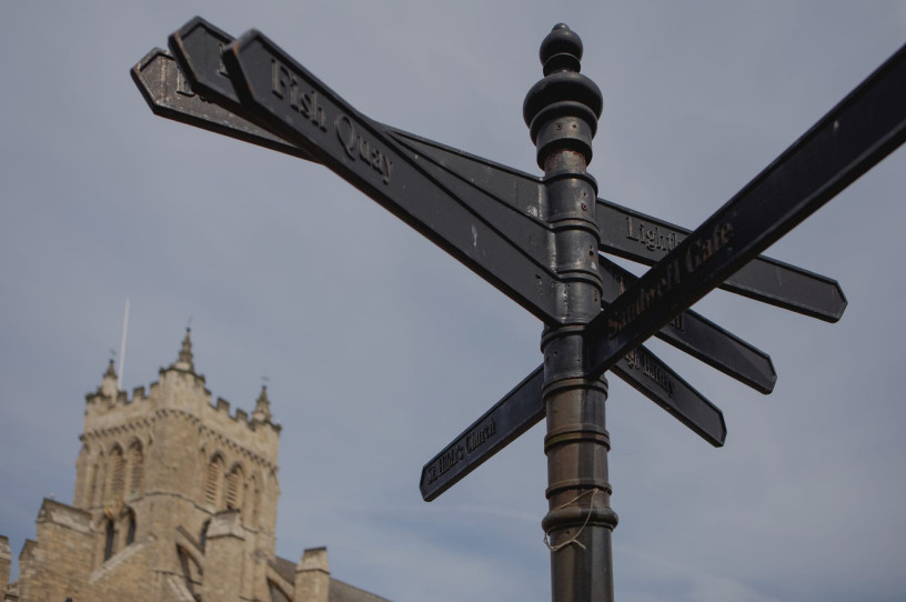 Signage in Hartlepool