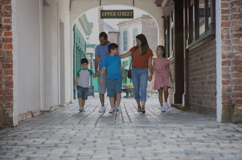 Family enjoy day out at Preston Park Museum