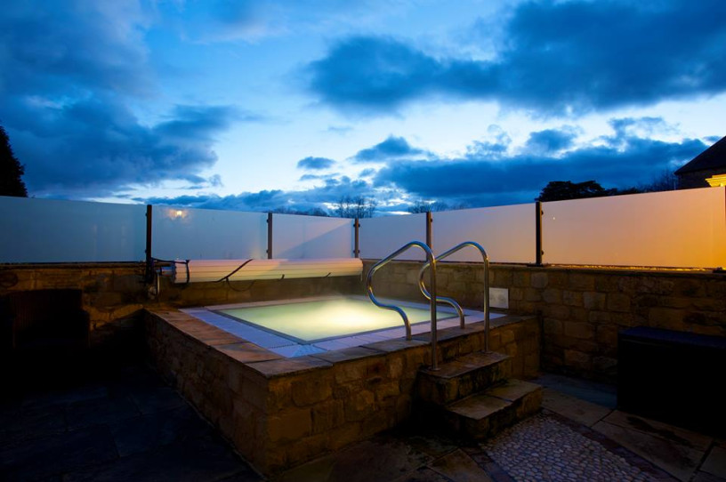 hot tub at Headlam Hotel