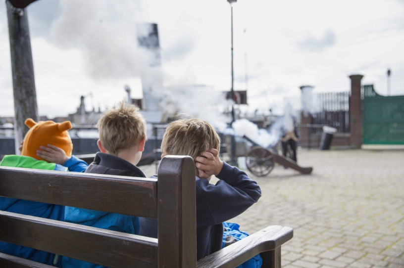 National Musuem of the Royal Navy canon fire