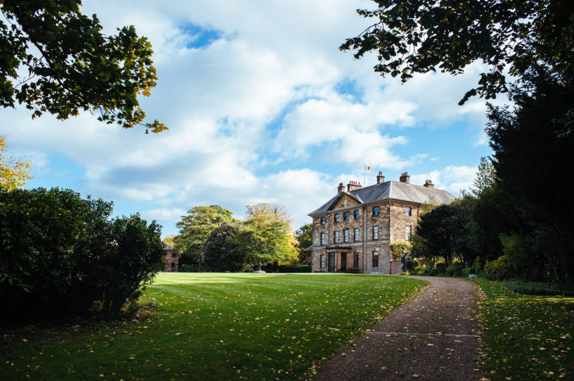 Ormesby Hall front of the mansion from the drive