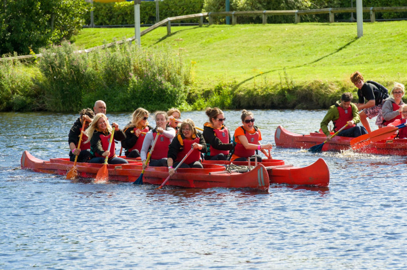 Bellboating on the River Tees