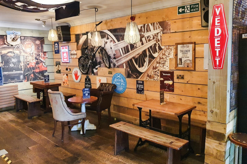 Tables at Head of Steam Norton