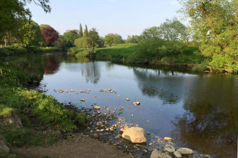 Teesdale Way Walking Route Hurworth-on-Tees to Middleton One Row