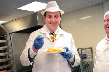 Ben Eating A Parmo | Tees Valley Combined Authority