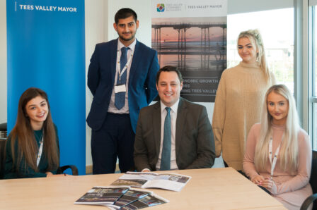 Mayor Ben Houchen with Apprentices | Tees Valley Combined Authority