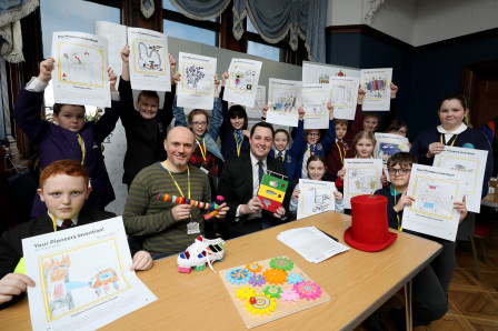 Tees Valley Mayor Ben Houchen with Little Inventors | Tees Valley Combined Authority