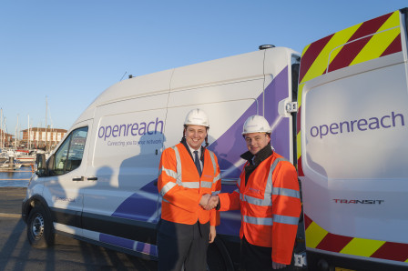 Tees Valley Mayor with Broadband Minister | Tees Valley Combined Authority