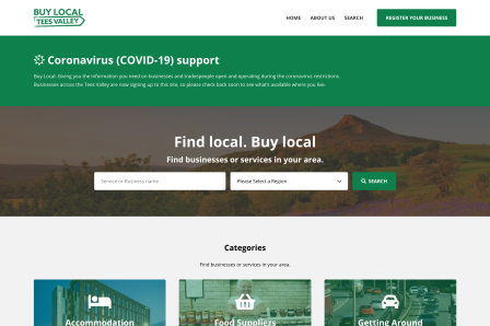 Buy Local Tees Valley Website | Tees Valley Combined Authority