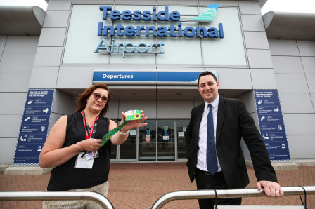 Tees Valley Mayor Ben Houchen and Helen Jaques