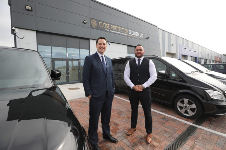 Tees Valley Mayor Ben Houchen with Glenn Bartlett