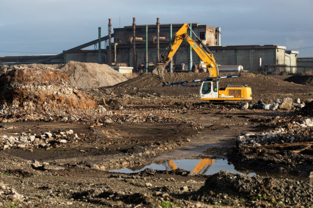 Works underway on Dorman Point