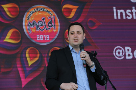 Tees Valley Mayor Ben Houchen at the 2019 Middlesbrough Mela